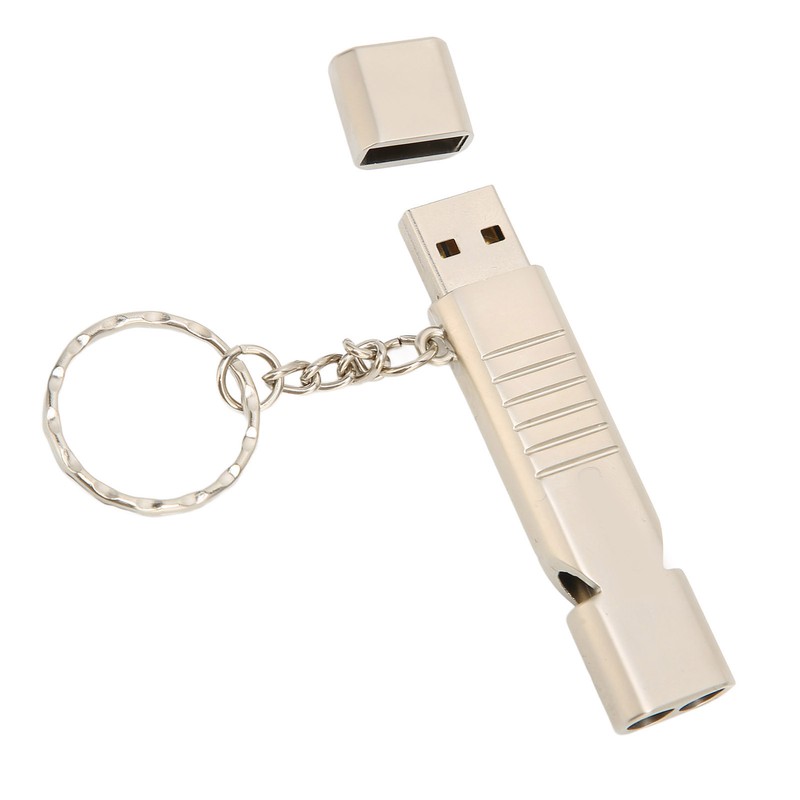 Whistle USB Flash Drives Aluminum Alloy Outdoor Waterproof USB Flash