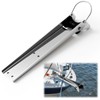 Threlaco 316 Stainless Steel Marine Grade Anchor Roller, 23 Inch Bow Anchor Single Roller for Yachts Fishing Boats Kayaks Canoes