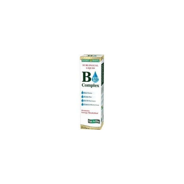 B - Complex Sublingual Liquid, By Natures Bounty - 2 Oz (Pack of 5)