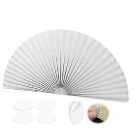 Half Moon Window Shade,Arch Window Shades Half Circle Self Adhesive Non-Woven Fabric Blinds Easy to Install Blackout for Room Kitchen Dining Room