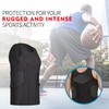 DGYAO Rugby Padded Compression Vest Sleeveless Shirt Chest Rib Back