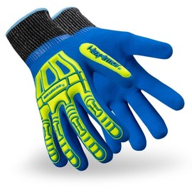 HexArmor Cut and Fluid Resistant Impact Protection Nitrile Palm Work Gloves | Rig Lizard® Series 7102 | Large