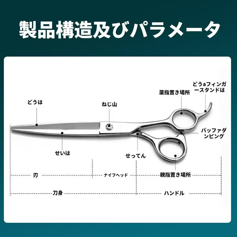 【voloeco】 散髪 ハサミ ステンレス製 すきばさみセット 髪切りハサミ 散髪はさみ 美容 理容 家庭用