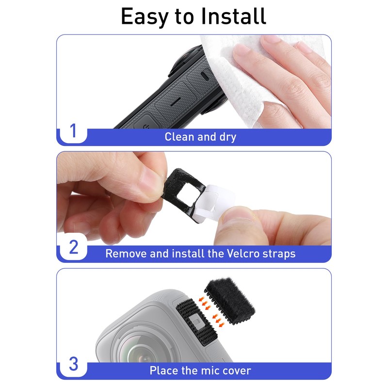 Mic Wind Muff for Insta360-8Pcs Wind Muff for Insta360 X3
