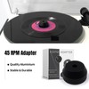 7" EP Record Adapter Accessory Solid Aluminum Durable Insert Adapter