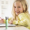 DDKY Panda Style Eraser, Green, 6 Refill Erasers, Kawaii Eraser