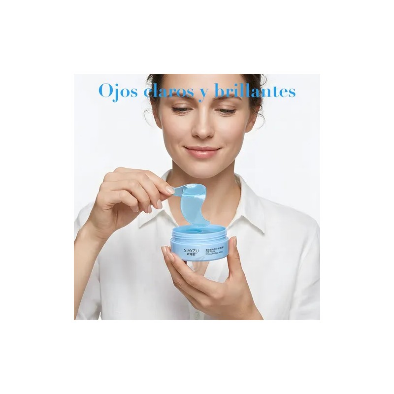 2pcs Parches Hydrogel Contorno Ojos Acido Hialuronico