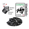 ecoSpikes 1/8 inch Black Stainless Steel Track and Cross Country
