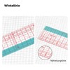 KEARING Transparent Sewing Ruler 20 cm - Compact Plastic Ruler