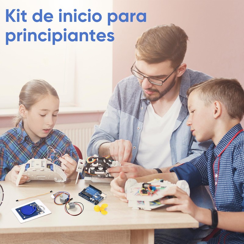 OCCULO Kit de Componentes Electronicos, Protoboard, Kit de Electronica con