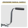 "Dark Green Four Wheel Iron Pipe Truck for Garden Hoses