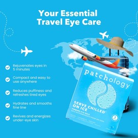 Patchology - Parches de mascarilla refrescante para debajo de los ojos con péptidos, aceite de mora y bakuchiol - 5 pares