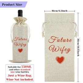 Bride To Be Gifts Wine Gift Bags Engagement Gift Bride Gifts Wedding Gift for Bride Bridal Shower Wedding Party Decorations Wine Bags Bachelorette Party Favors Gift Wine Gift Bags Wine Lover Gift