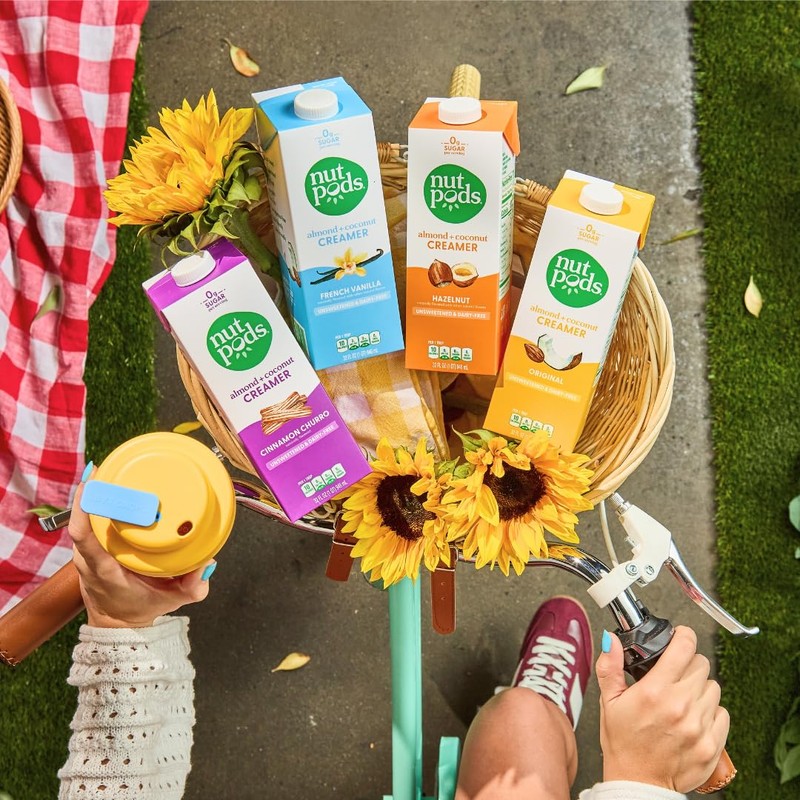 nutpods unsweetened Original Dairy-Free Coffee Creamer - 32oz 3-Pack