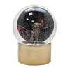 10011 Bull & Bear Glass Globe with Round Gold Base