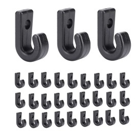J-Hook for Kayak, 30 Pieces Kayak Anchor, J-Hook, Nylon, Black, Anchor Hook, Replacement for Boat, Replacement Kayak Handles, Transport Handles