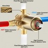 Shower Tub Faucet Sets Complete with Diverter, 5 Spray Settings,