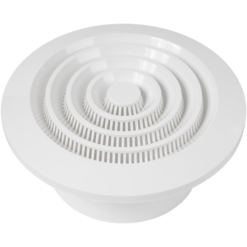 4'' Inch / 100 mm White Plastic Ceiling Vent Cover