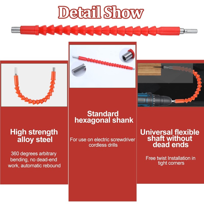 10 x angle attachment, 105 angle bit holder, socket adapter,