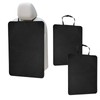 2 Pack Black Car Seat Back Protector Kick Mats, Waterproof