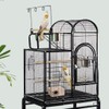 Parakeet Nesting Box, Bird Nest Breeding Box Cage Wood House