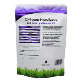 Colageno Hidrolizado Con Calcio Y Vitamina D3 300g Vidanat Sabor Sin sabor