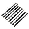 8pcs M3 Aluminum Alloy Link Rod Linkage Set for Axial