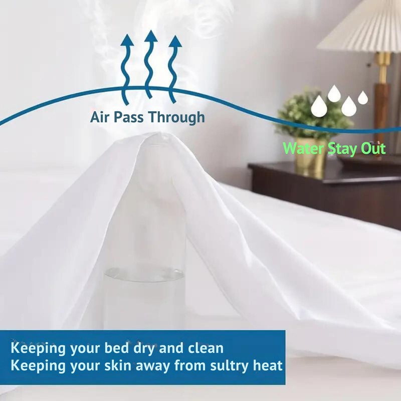 The Pure Thread Quilted Mattress Protector Small Double Bed 34cm