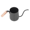 Black Stainless Steel Long Spout Drip Kettle Gooseneck Pour Over