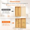 Lifewit Utensil Organizer for Kitchen Drawer, Expandable Cooking Utensil Tray,