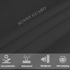 SUNNY GUARD Balcony Privacy Screen Cover Garden Privacy Screen PES