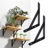 Pack of 8 Shelf Brackets, Heavy Duty Brackets, 90 Degree