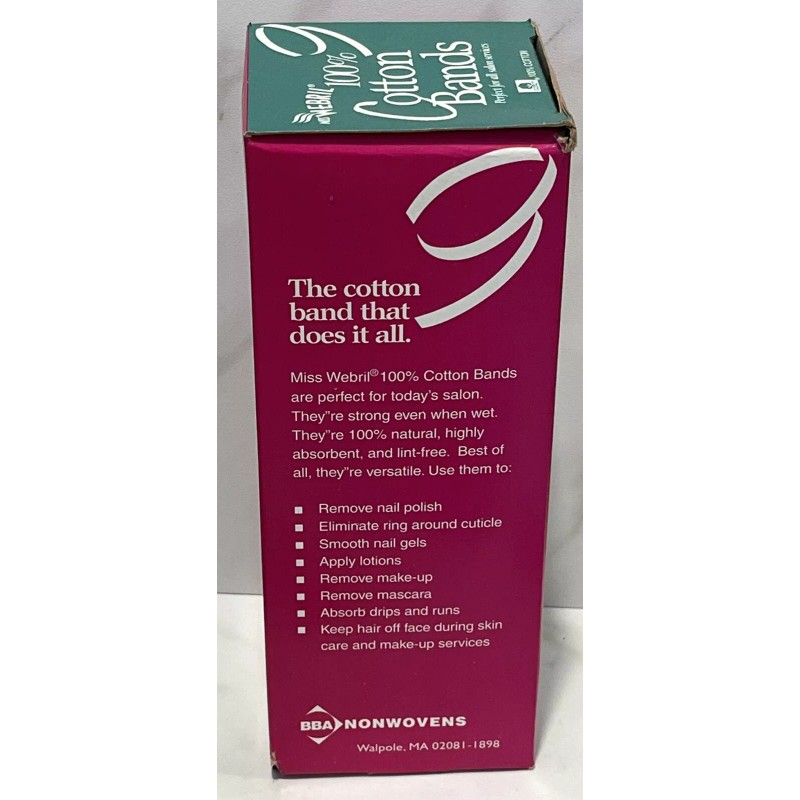 Miss Webril 100% Cotton Bands 6 Rolls