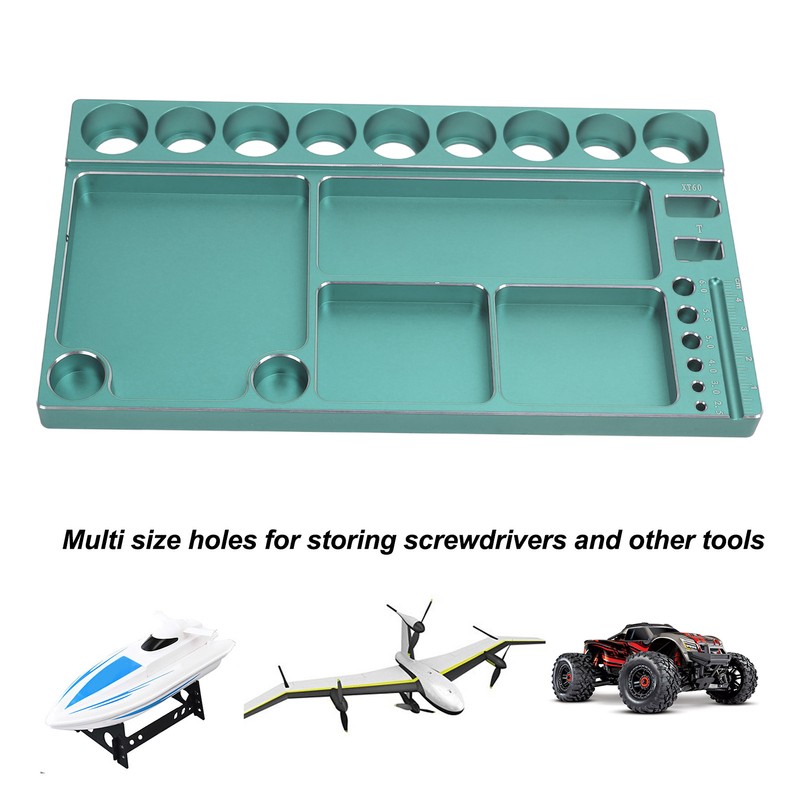 RC Screwdriver Tool Storage Rack Prevent Slip Aluminum Alloy Magnetic