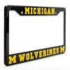 EliteAuto3K Michigan Wolverines License Plate Frame Cover – Black &