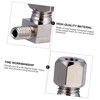 TEHAUX 3sets Quality 90 Degree Street Elbow Fitting Air Tank