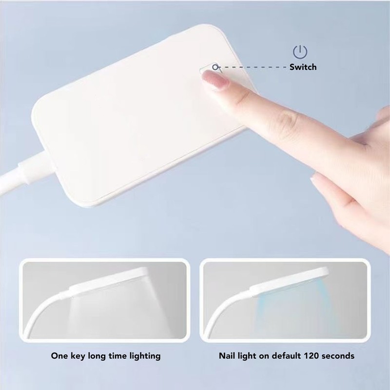 UV LED Nail Lamp with Clamp 2 in 1 Nail