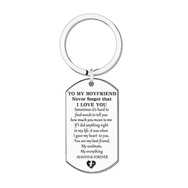 YYDS Boyfriend Gifts Boyfriend Keyring Valentine’s Day Christmas Gifts Boyfriend Keychain Jewellery for Men