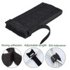 50Pcs Black Nylon Cable Ties,15x1.2cm Cable Management Hook and Loop