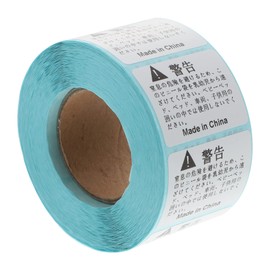 Operitacx 800pcs Anti-Suffocation Stickers Warning Label Hazard Caution Tape Warning Stickers Dissolvable Packaging Sealable Packing Warning Sticker Freezer Labels Sticker Labels Bins White