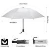 G4Free Liteflex Hiking Umbrella - Ultralight 43" Folding Reverse Umbrella
