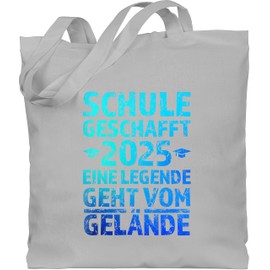 Shirtracer - Cotton Bag - Graduation & Graduation - School 2025 Created | Graduation Gift | Primary School Created | Gymnasium Created | Vocational School Created | University of Applied Sciences, 2