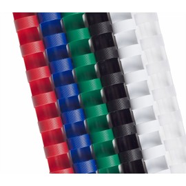 ProfiOffice® Plastic Binding Combs 21 Rings 8 mm Yellow Pack of 100 (60916)