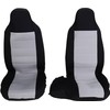 Priprilod 2Pcs Front Black & Gray Cloth 60/40 High Back
