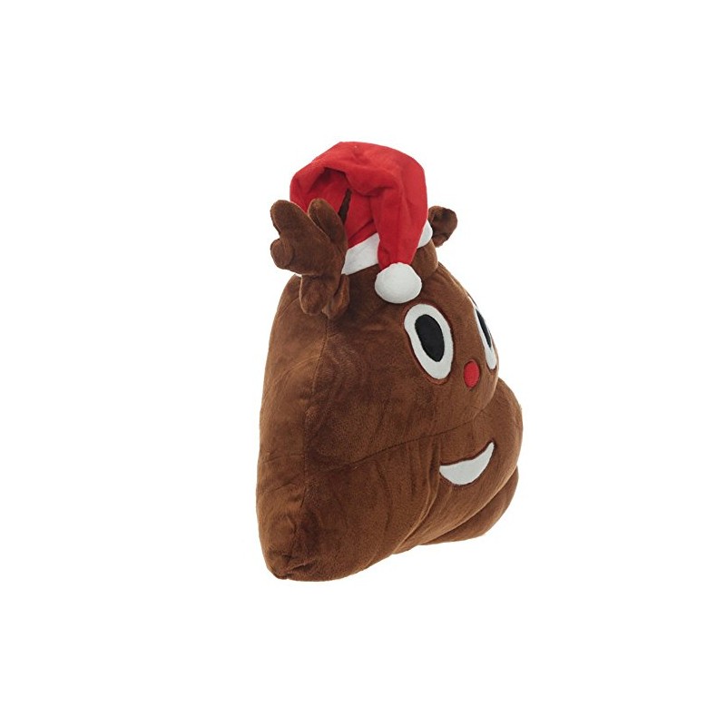 Emotive Reindeer Poop Christmas Cushion