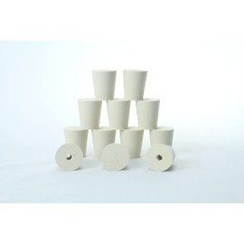 10+2 Rubber Stopper Set, Including 10 of #3 and 2 of #3 with 1-Hole Bonus, Set of 12