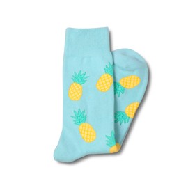 London Jae Apparel Novelty Sock gift sets - Perfect for Groomsmen gifts, Christmas presents, fathers, sons, nephews. (Light Blue with Pineapples, 1)…