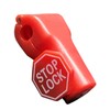 100pcs Red Plastic Stop Locks Anti Theft Peg Hook Locks