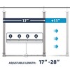 STO STO Closet Hanging Rod, Length and Height Adjustable Closet