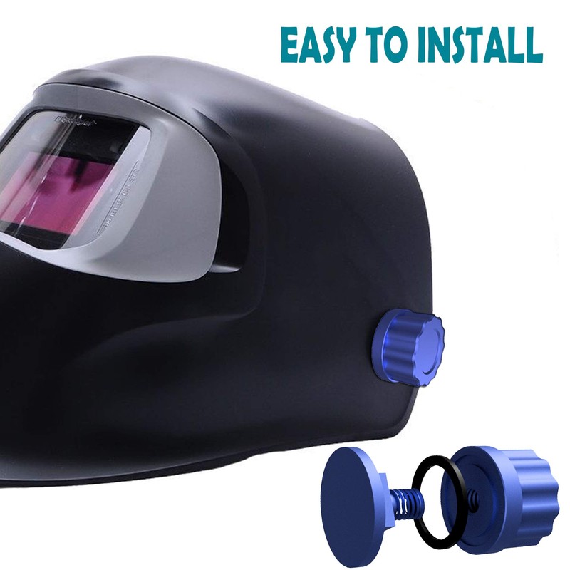 Welding Hood Pipeliner Helmet Fasteners-1Pair Aluminum Helmet Pipeliner Headgear Replacement